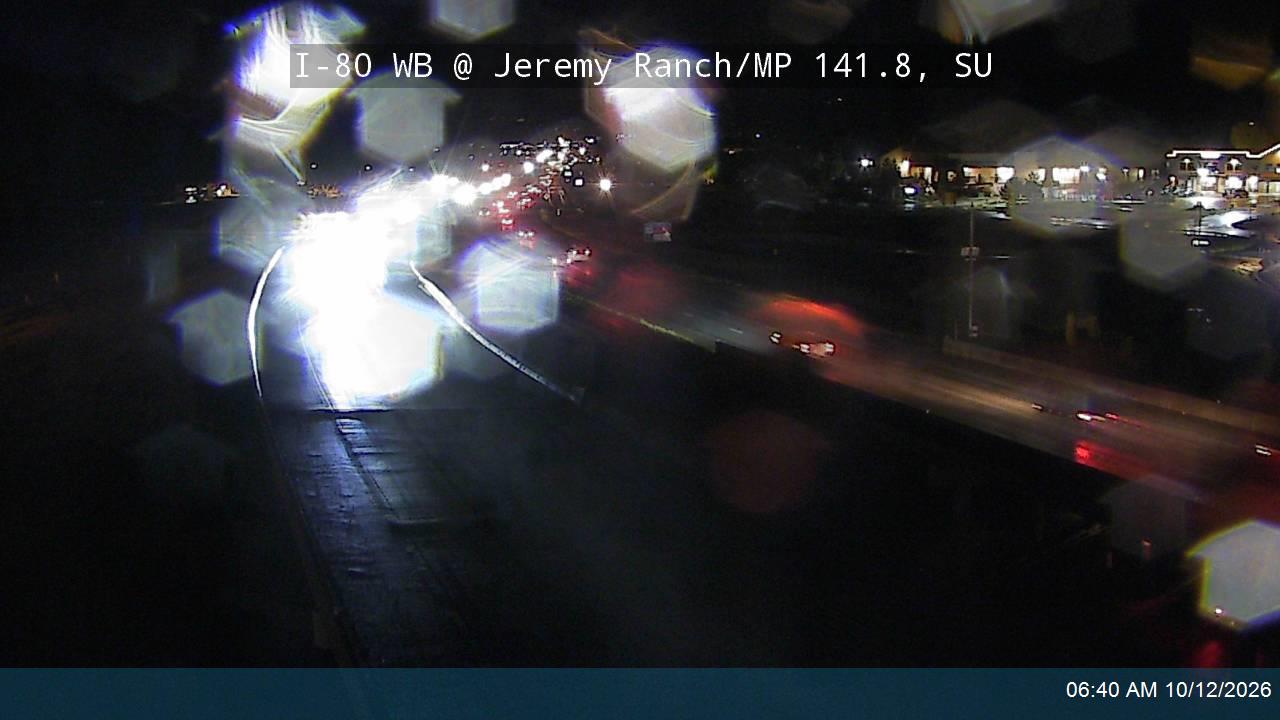 I-80 WB @ Jeremy Ranch / MP 141.8, SU