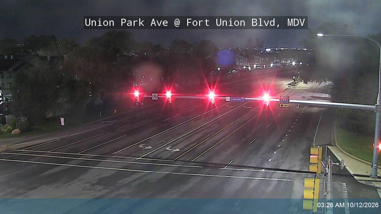 Union Park Ave / 1090 E @ Fort Union Blvd / 7000 S, MDV