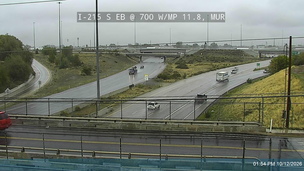 I-215 S EB @ 700 W / MP 11.8, MUR