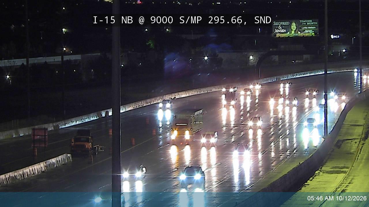 I-15 NB @ 9000 S / SR-209 / MP 295.66, SND