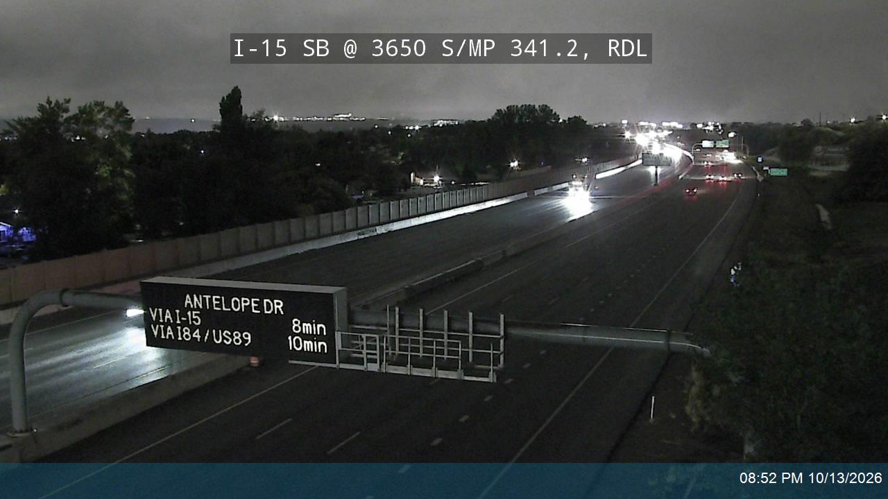 I-15 SB @ River Valley Dr / 3650 S / MP 341.2, RDL