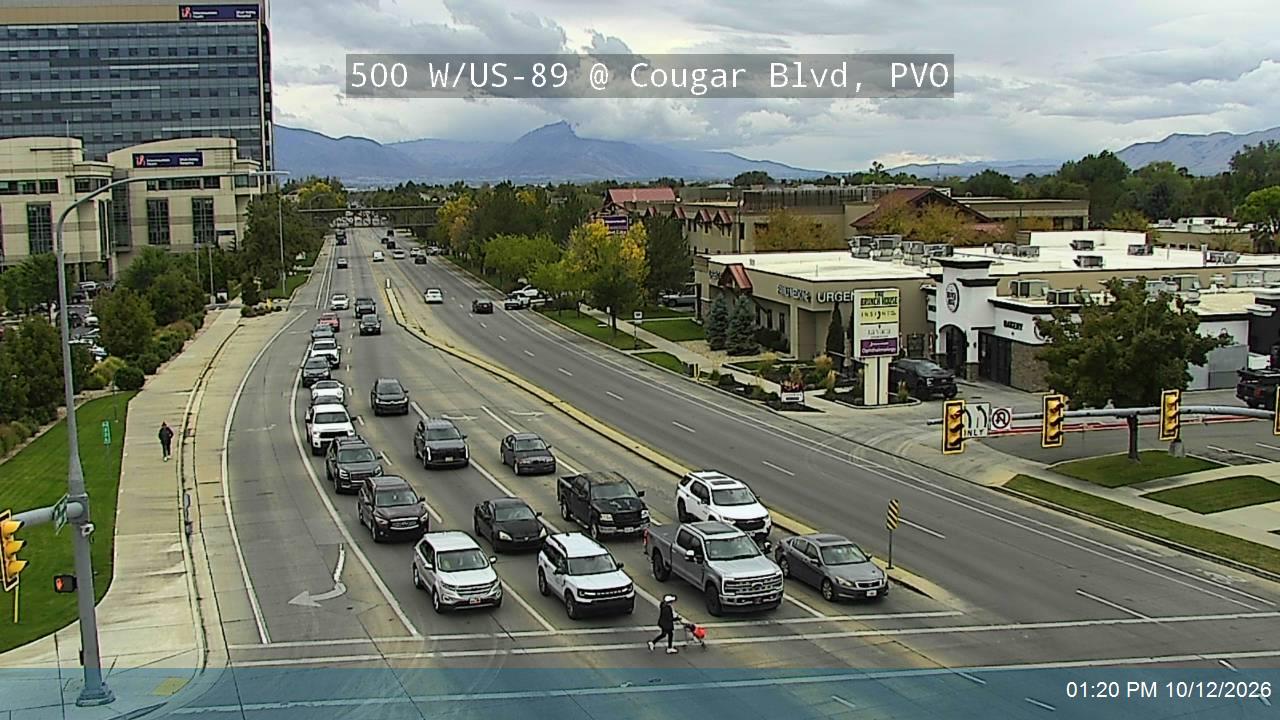 500 W / State St / US-89 @ Cougar Blvd / Columbia Ln / 1230 N, PVO