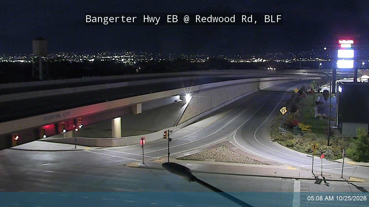 Bangerter Hwy / SR-154 EB @ Redwood Rd / SR-68, BLF