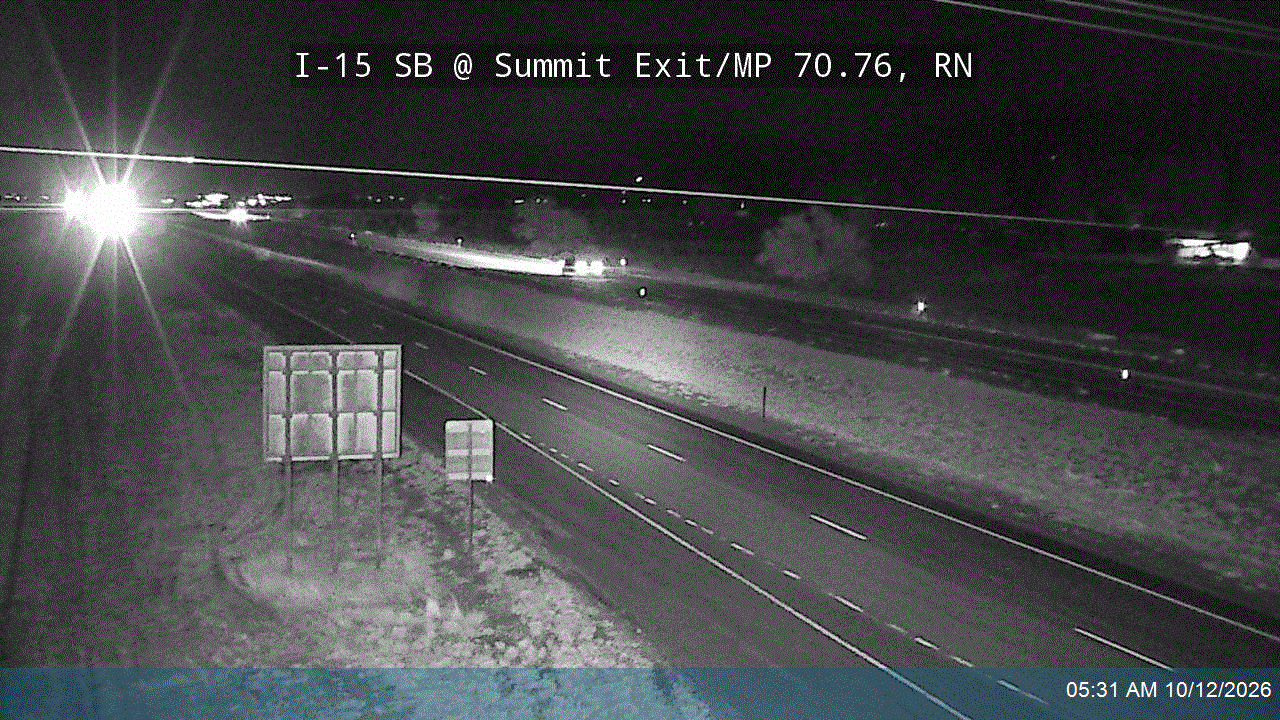 I-15 SB @ Summit Exit / MP 70.76, RN