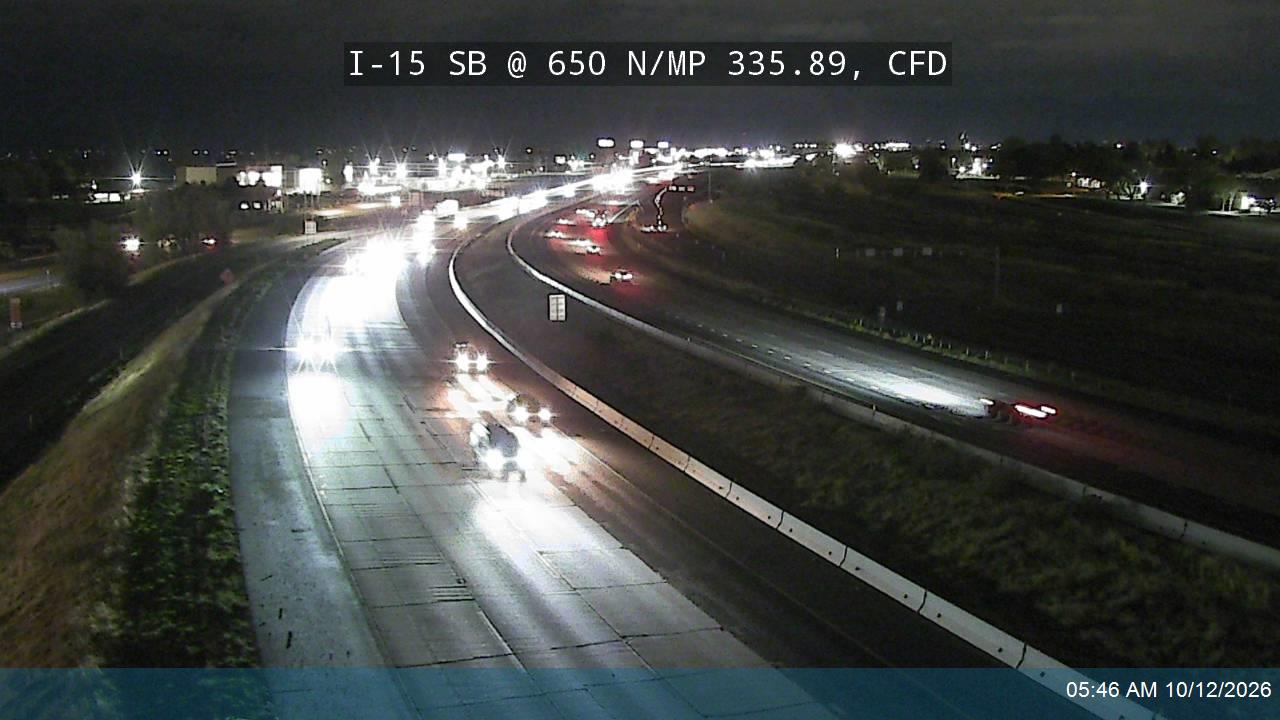 I-15 SB @ 650 N / SR-103 / MP 335.89, CFD