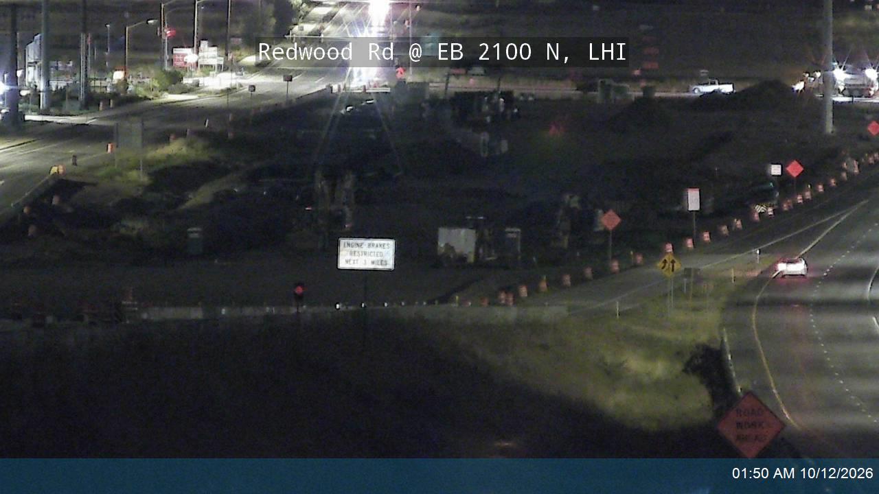 Redwood Rd / SR-68 @ EB 2100 N / SR-194, LHI