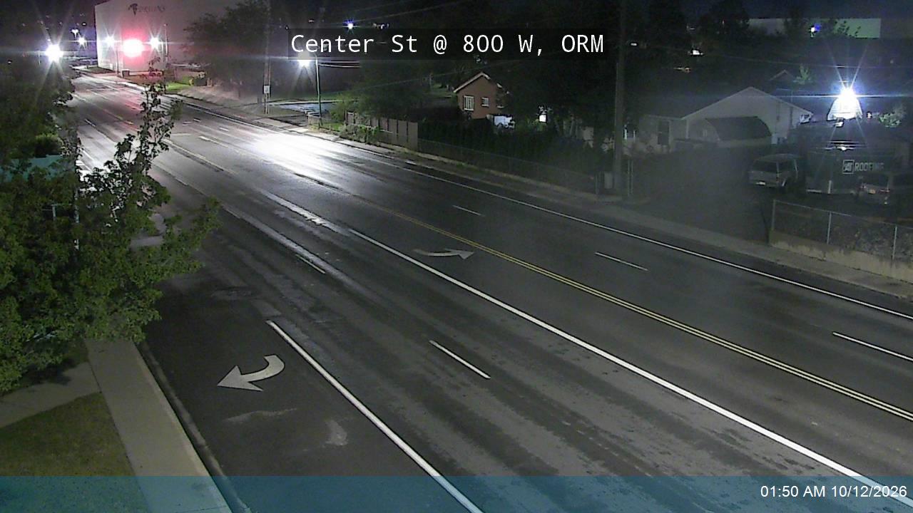 Center St @ 800 W, ORM