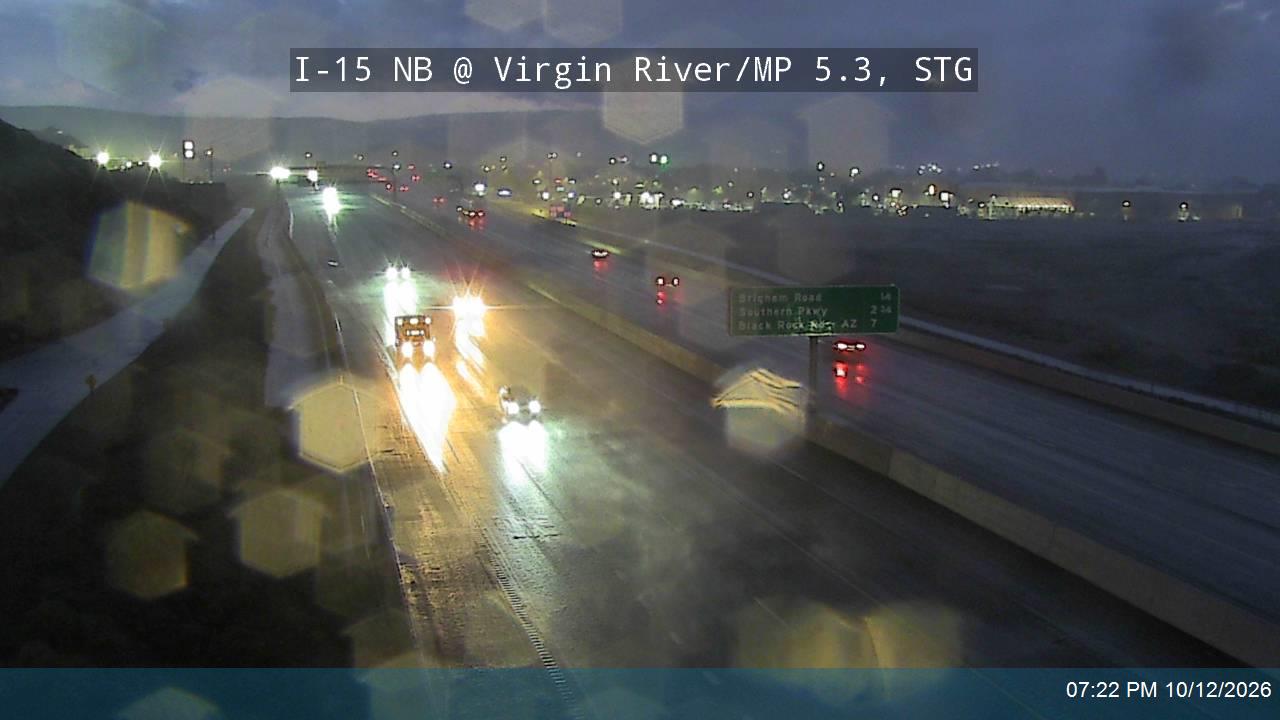 I-15 NB @ Virgin River / MP 5.3, STG