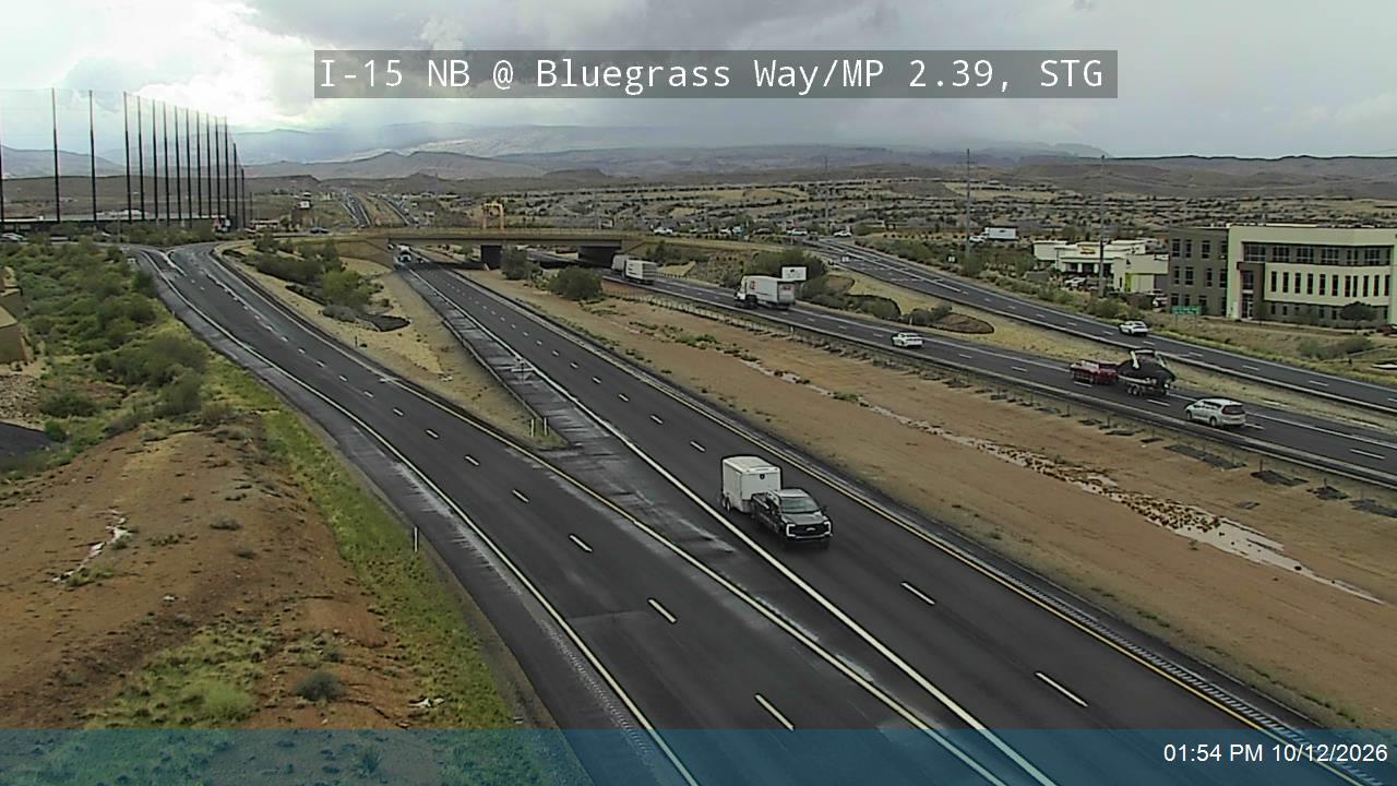 I-15 NB @ Bluegrass Way / MP 2.39, STG