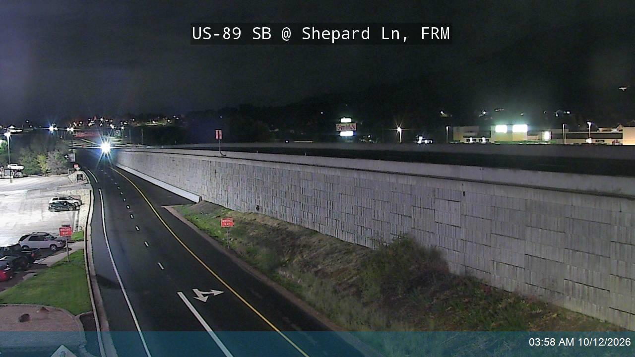 US-89 SB @ Shepard Ln, FRM