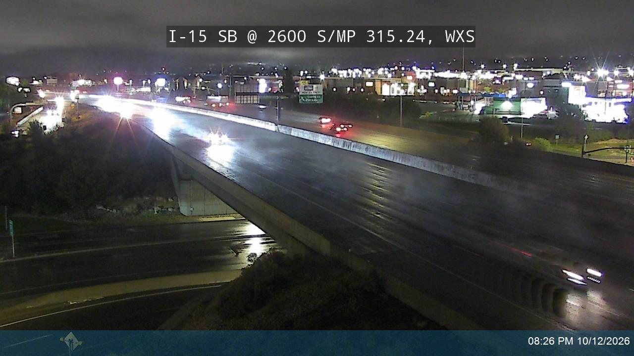 I-15 SB @ 2600 S  / SR-93 / MP 315.24, WXS