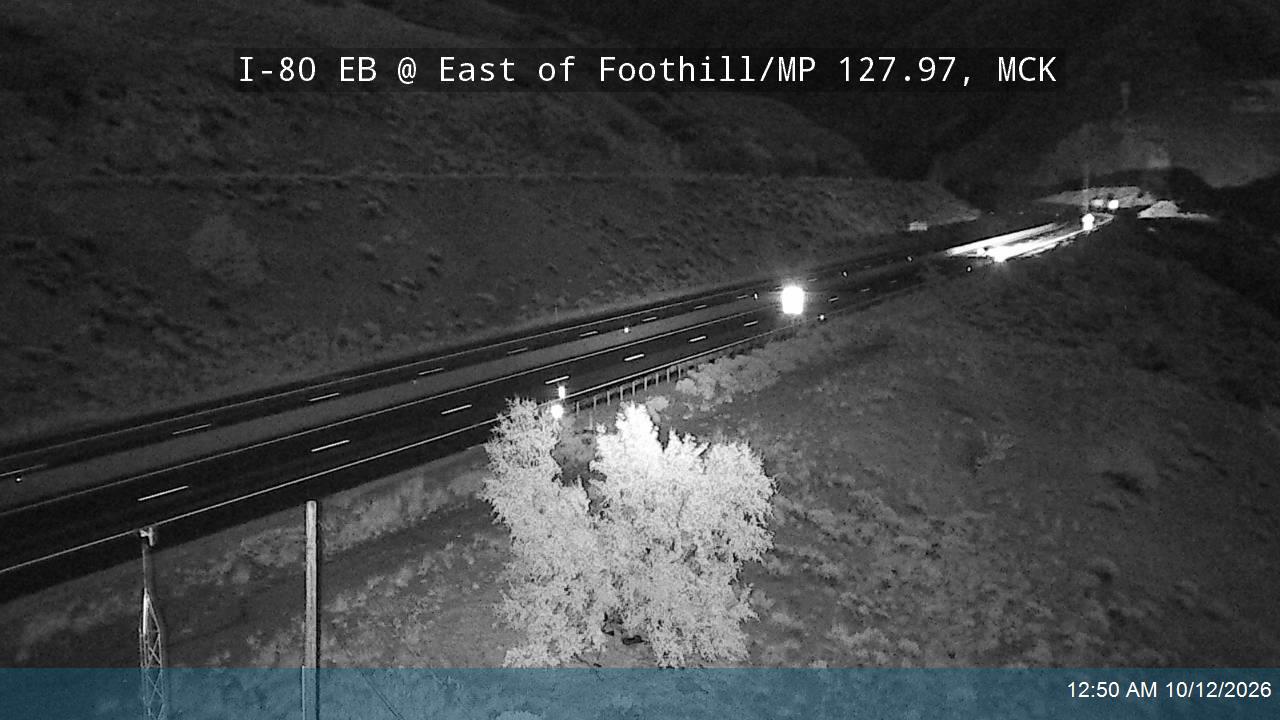 I-80 EB @ 3250 E / East of Foothill / MP 127.97, SL