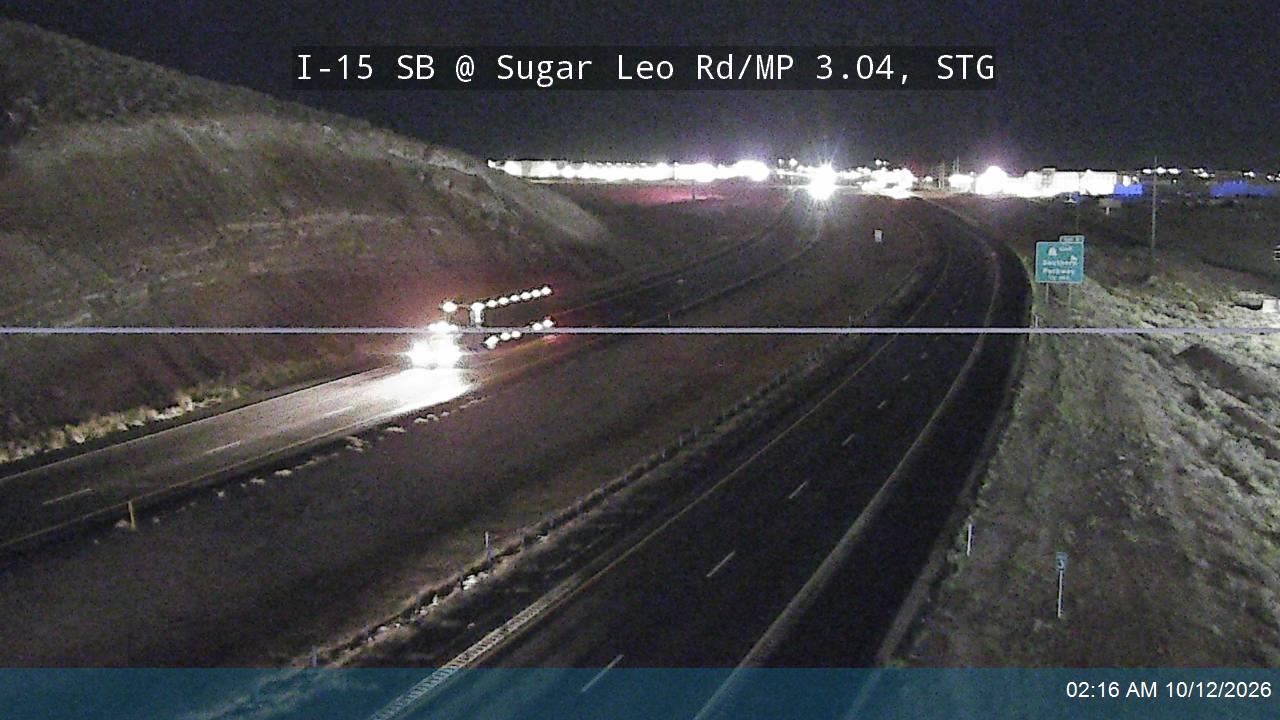 I-15 SB @ Sugar Leo Rd / MP 3.04, STG