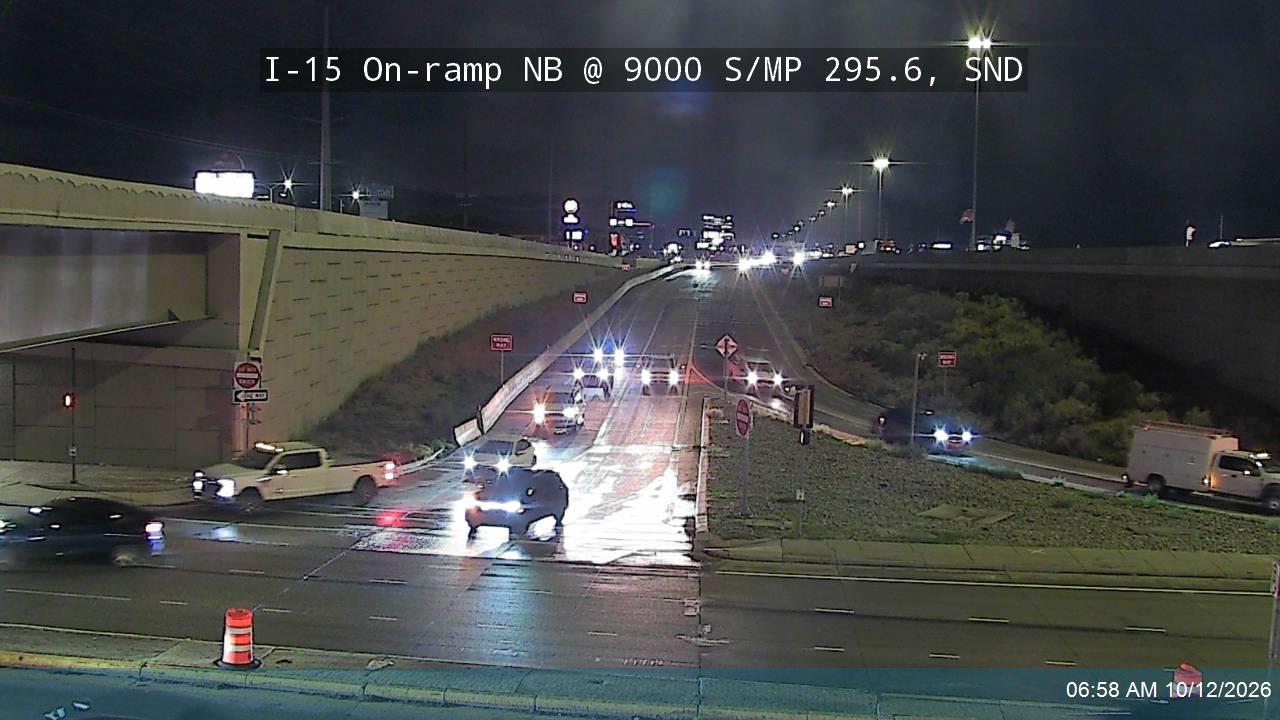 I-15 On-ramp NB @ 9000 S / SR-209 / MP 295.6, SND