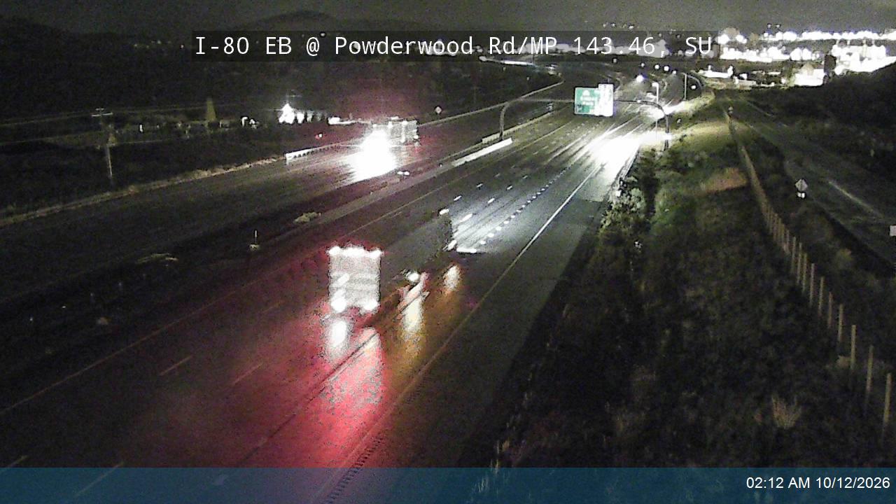 I-80 EB @ Powderwood Rd / MP 143.46, SU