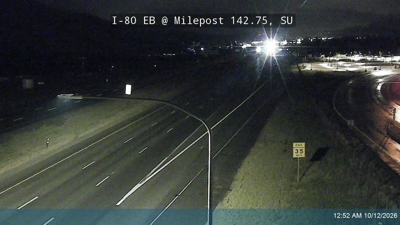 I-80 EB @ View Area / MP 142.75, SU