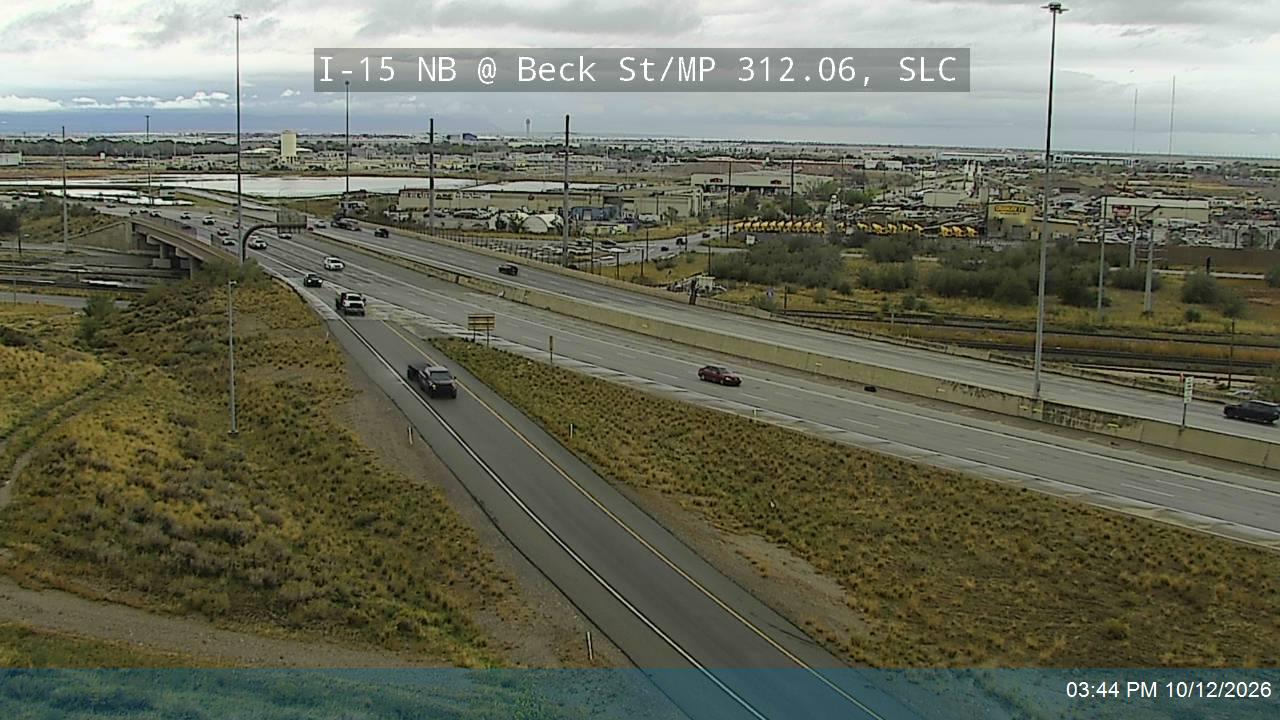 I-15 NB @ Beck St / US-89 / MP 312.06, SLC