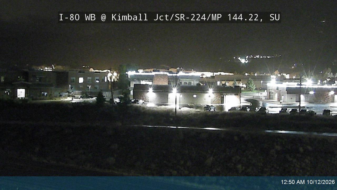 I-80 WB @ Kimball Jct / SR-224 / MP 144.22, SU