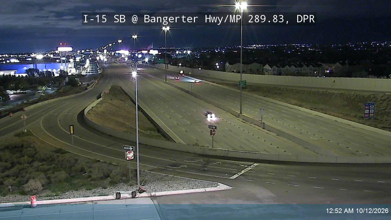 I-15 SB @ Bangerter Hwy / SR-154 / MP 289.83, DPR