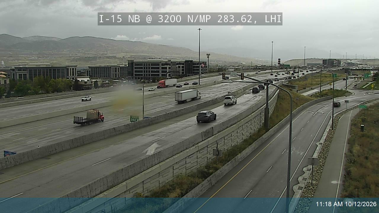 I-15 NB @ 3200 N / MP 283.62, LHI