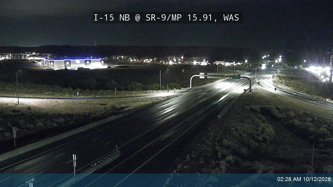 I-15 NB @ State St / SR-9 / MP 15.91, WAS