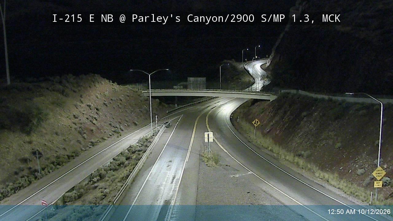 I-215 E NB @ Parleys Canyon / 2900 S / MP 1.3, MCK