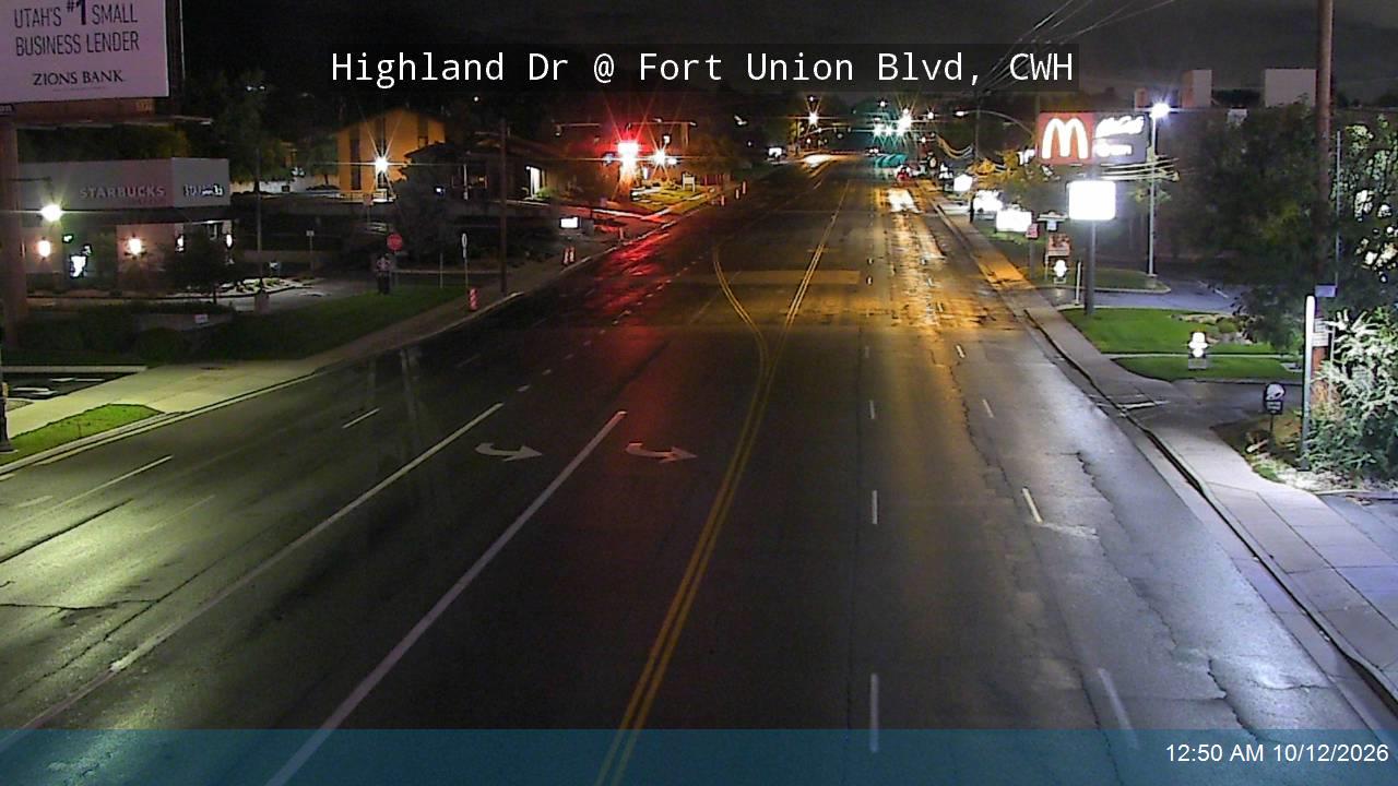 Highland Dr / 2000 E @ Fort Union Blvd / 7000 S, CWH