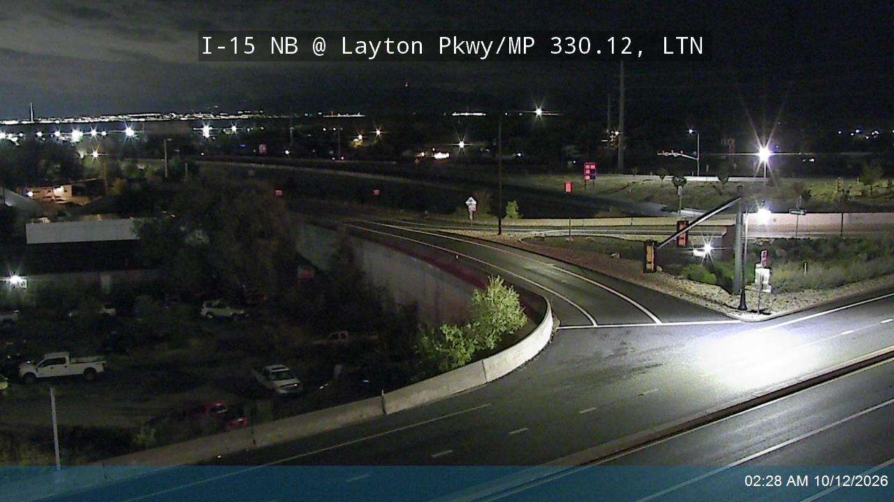I-15 NB @ Layton Pkwy / SR-126 / MP 330.12, LTN