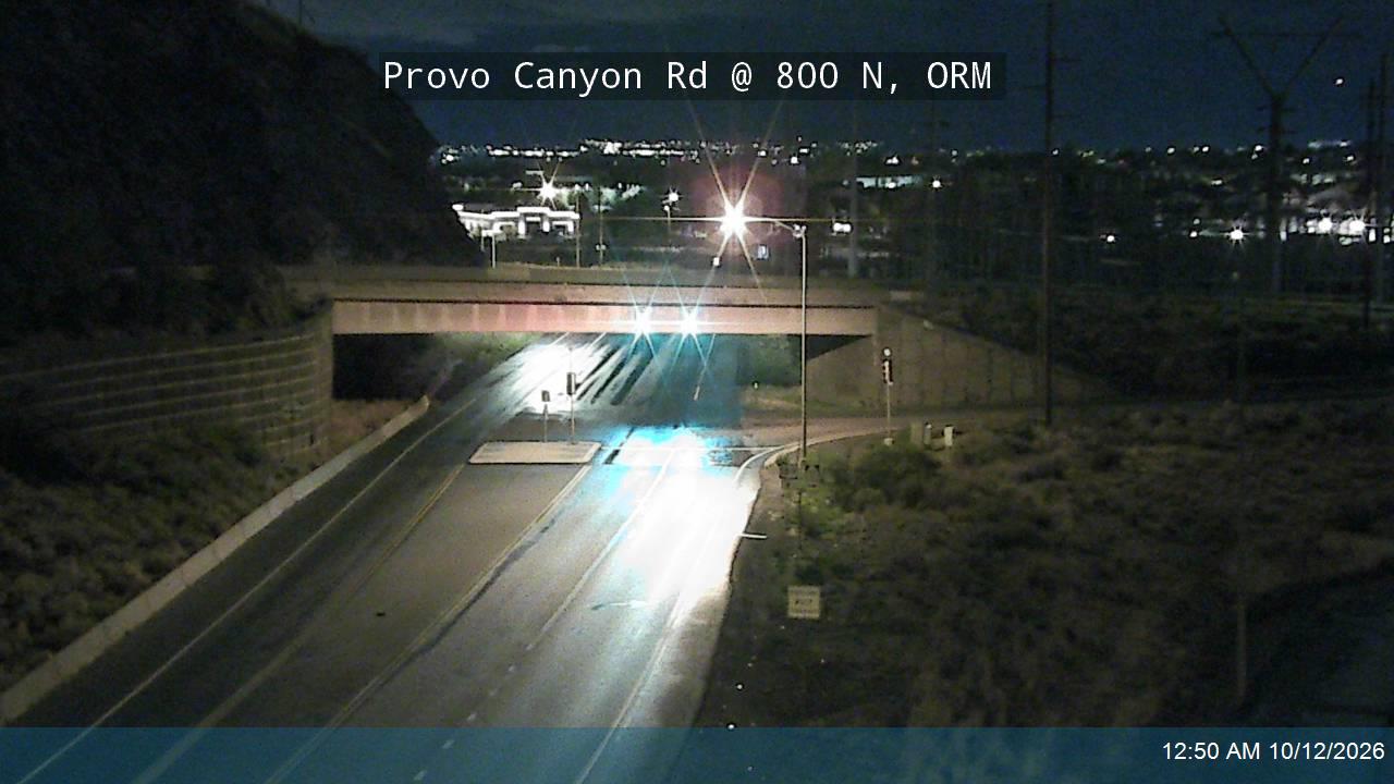 Provo Canyon Rd / US-189 @ 800 N / SR-52, ORM