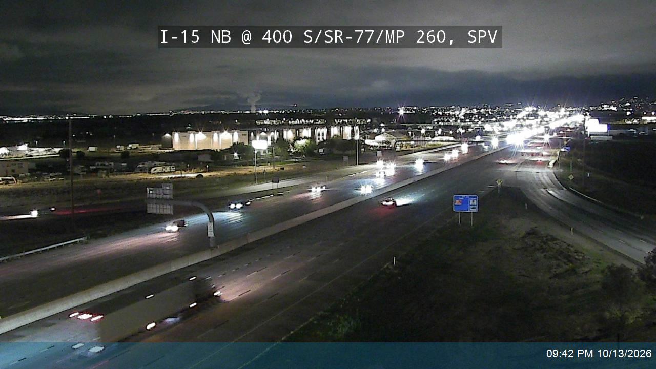 I-15 NB @ 400 S / SR-77 / MP 260, SPV