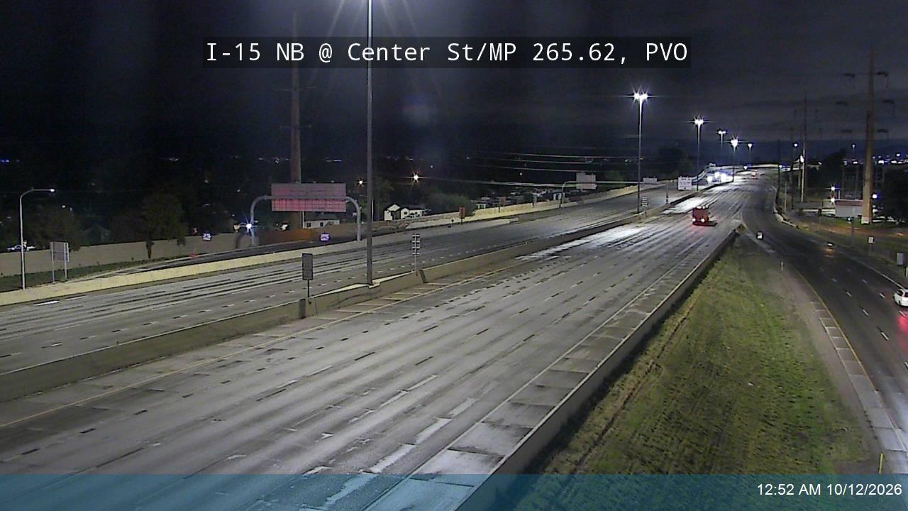 I-15 NB @ Center St / SR-114 / MP 265.62, PVO