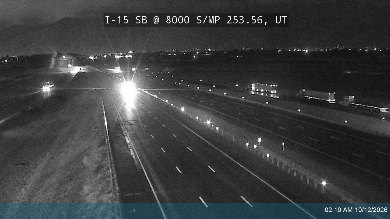 I-15 SB @ 8000 S / SR-164 / MP 253.56, UT