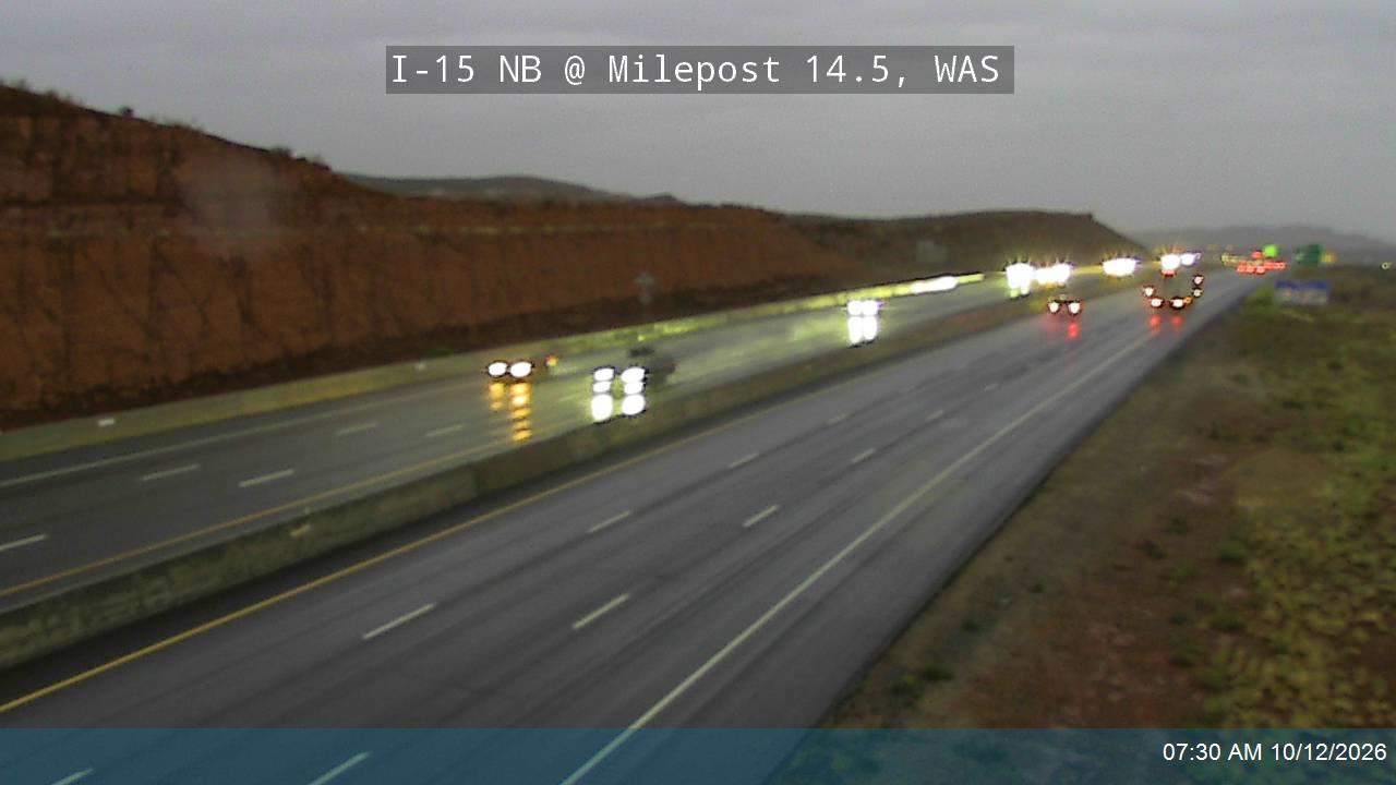 I-15 NB @ Milepost 14.5, WAS