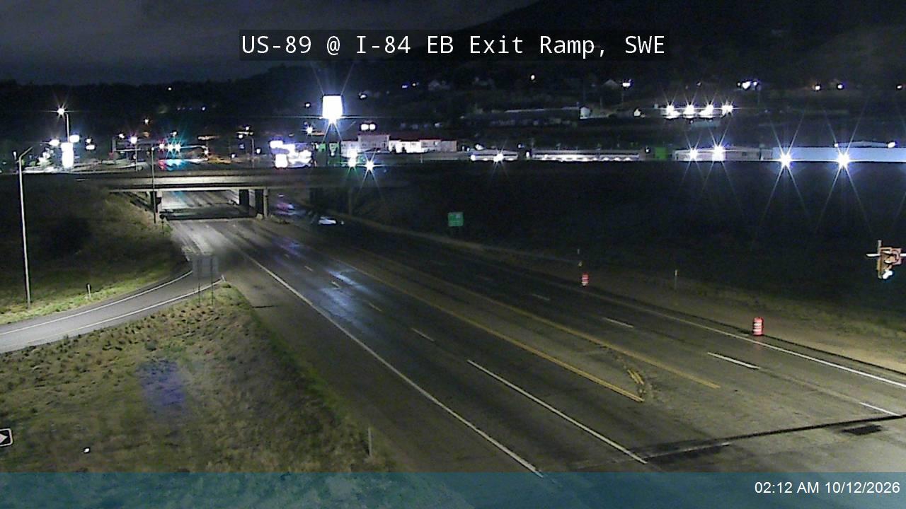 US-89 @ I-84 EB Exit Ramp, SWE