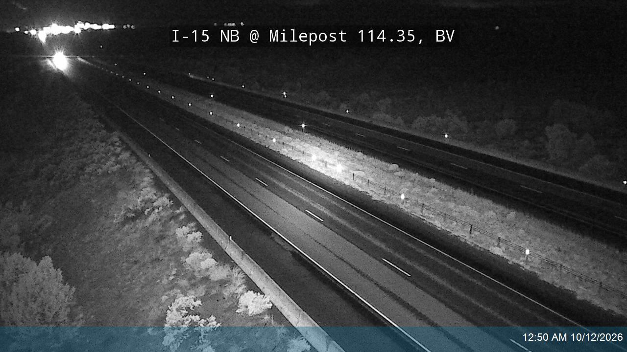 I-15 NB @ Milepost 114.35, BV