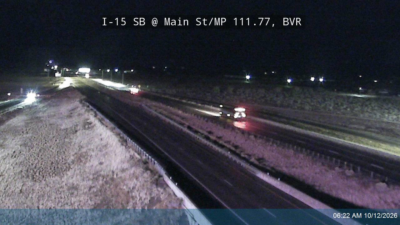 I-15 SB @ Main St / SR-160 / MP 111.77, BVR