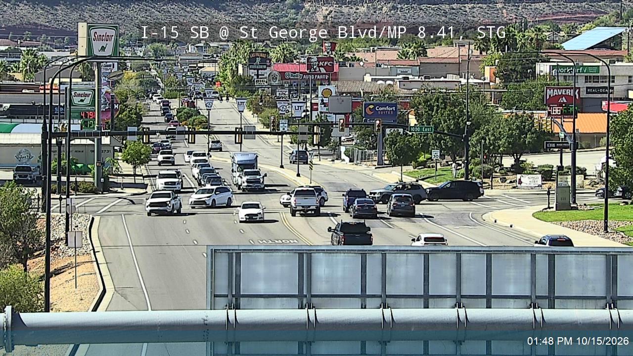 I-15 SB @ St George Blvd / SR-34 / MP 8.41, STG