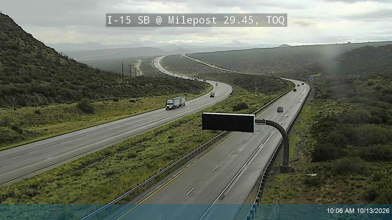 I-15 SB @ Milepost 29.45, TOQ