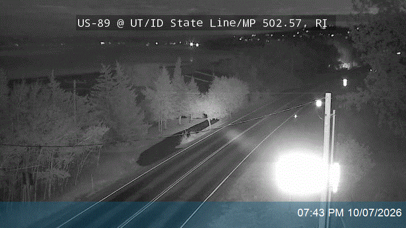 US-89 @ UT/ID State Line / MP 502.57, RI