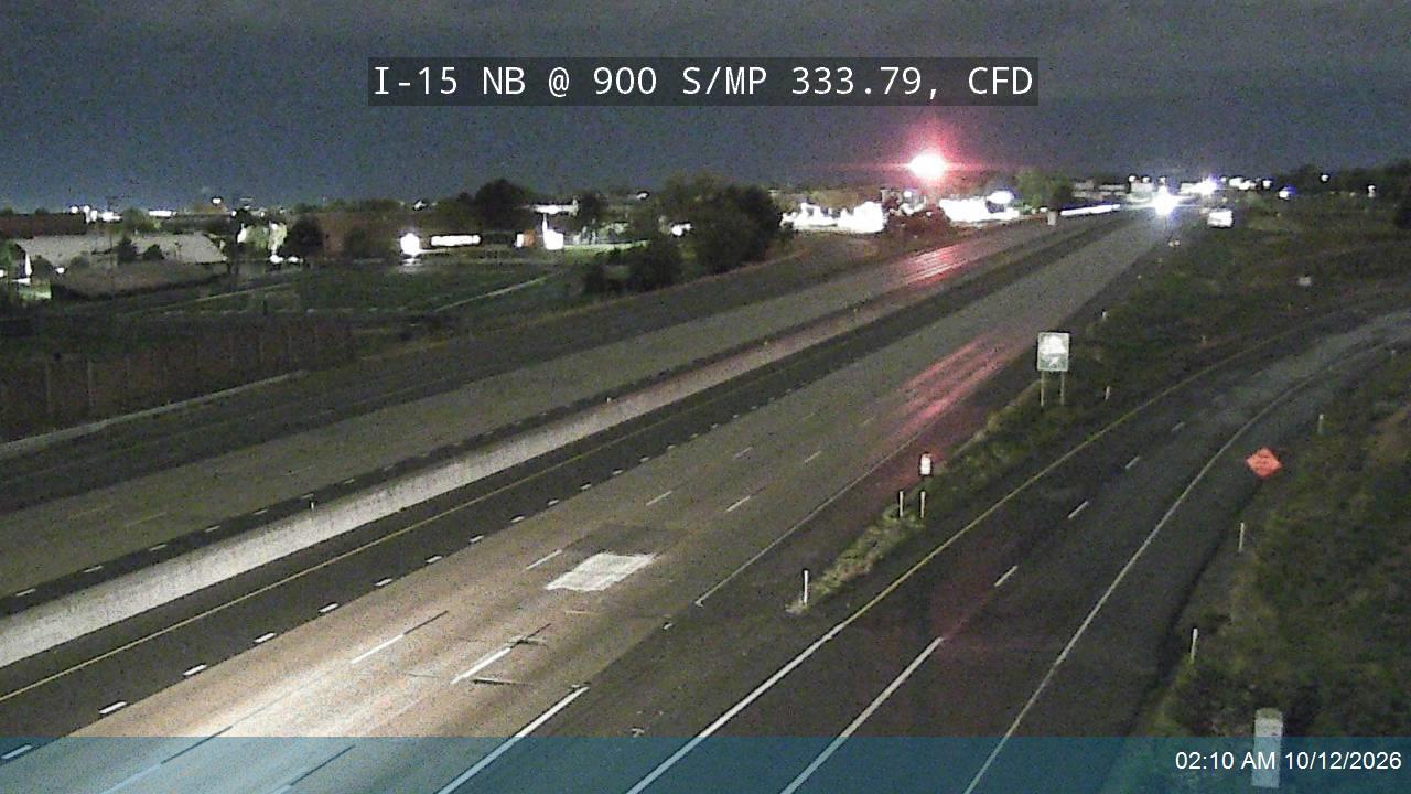 I-15 NB @ 900 S / MP 333.79, CFD