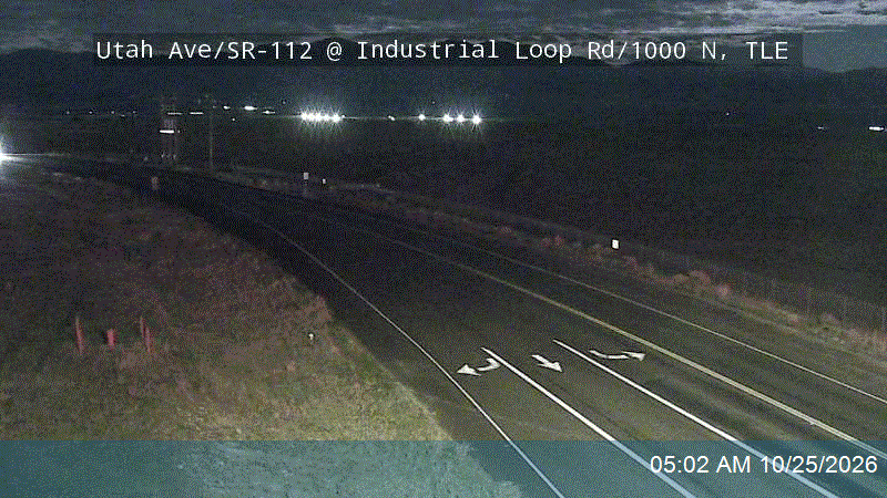 Utah Ave / SR-112 @ Industrial Loop Rd / 1000 N / SR-112, TLE