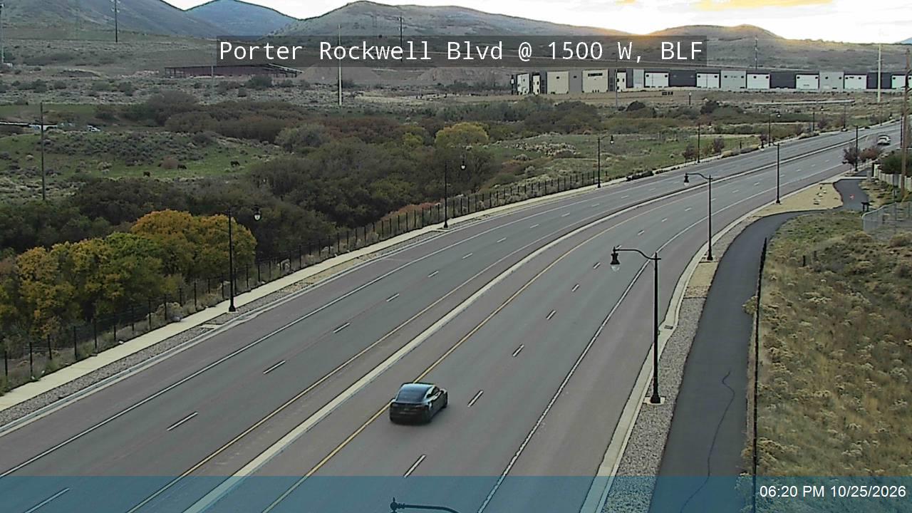 Porter Rockwell Blvd / SR-131 @ 1500 W, BLF