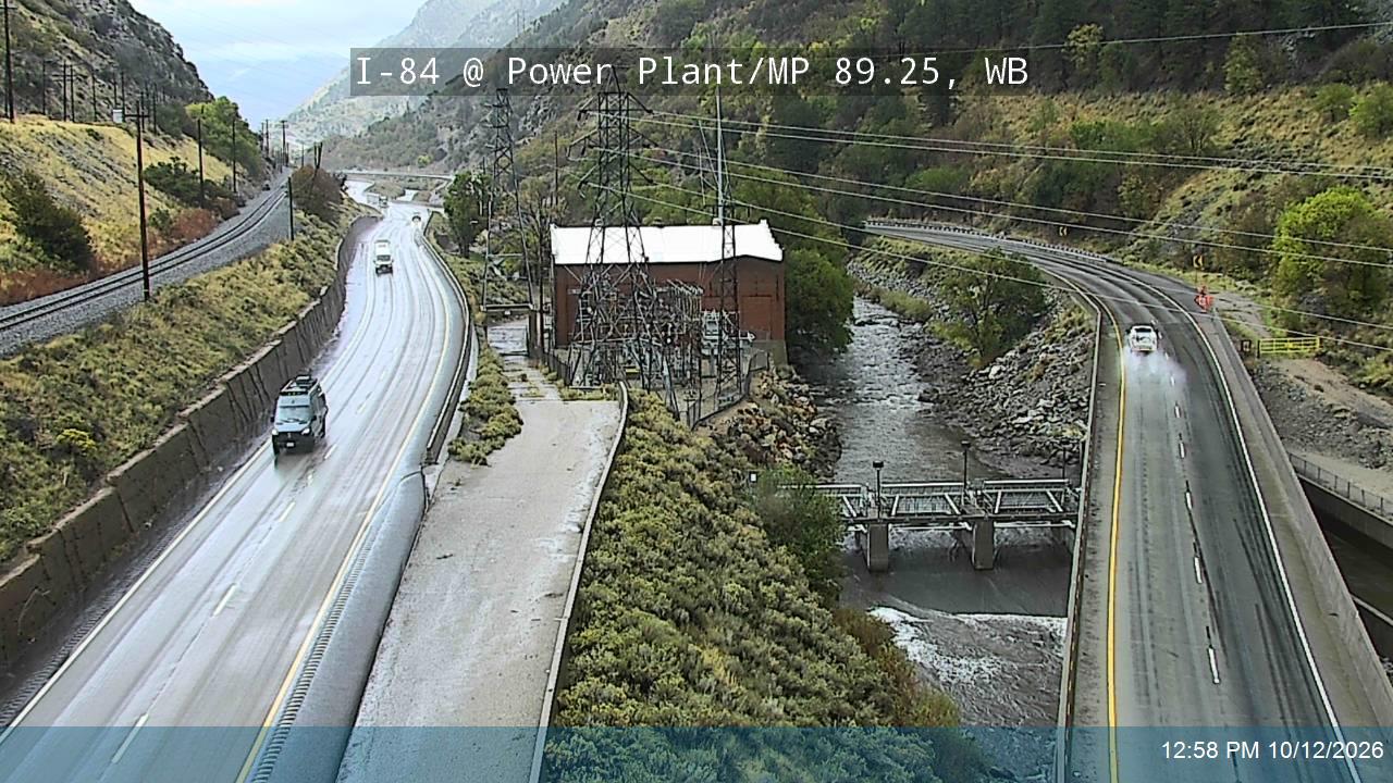 I-84 / Weber Canyon @ Power Plant / MP 89.25, WB