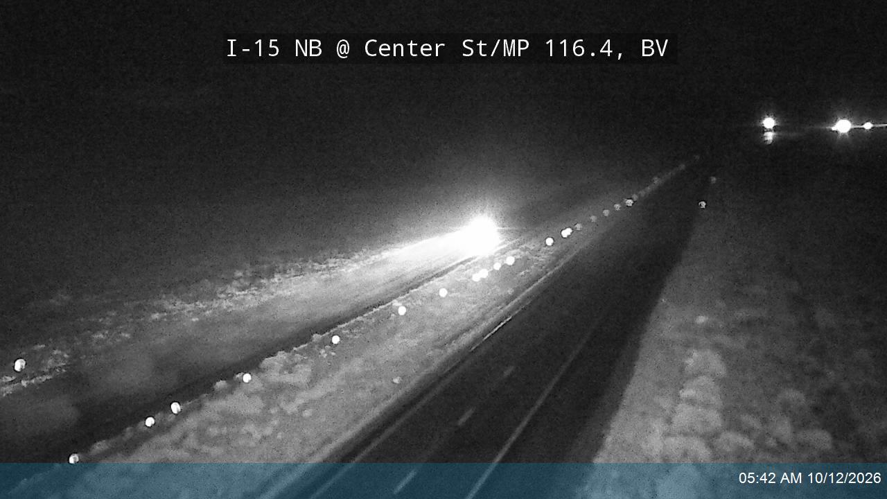 I-15 NB @ Center St / MP 116.4, BV