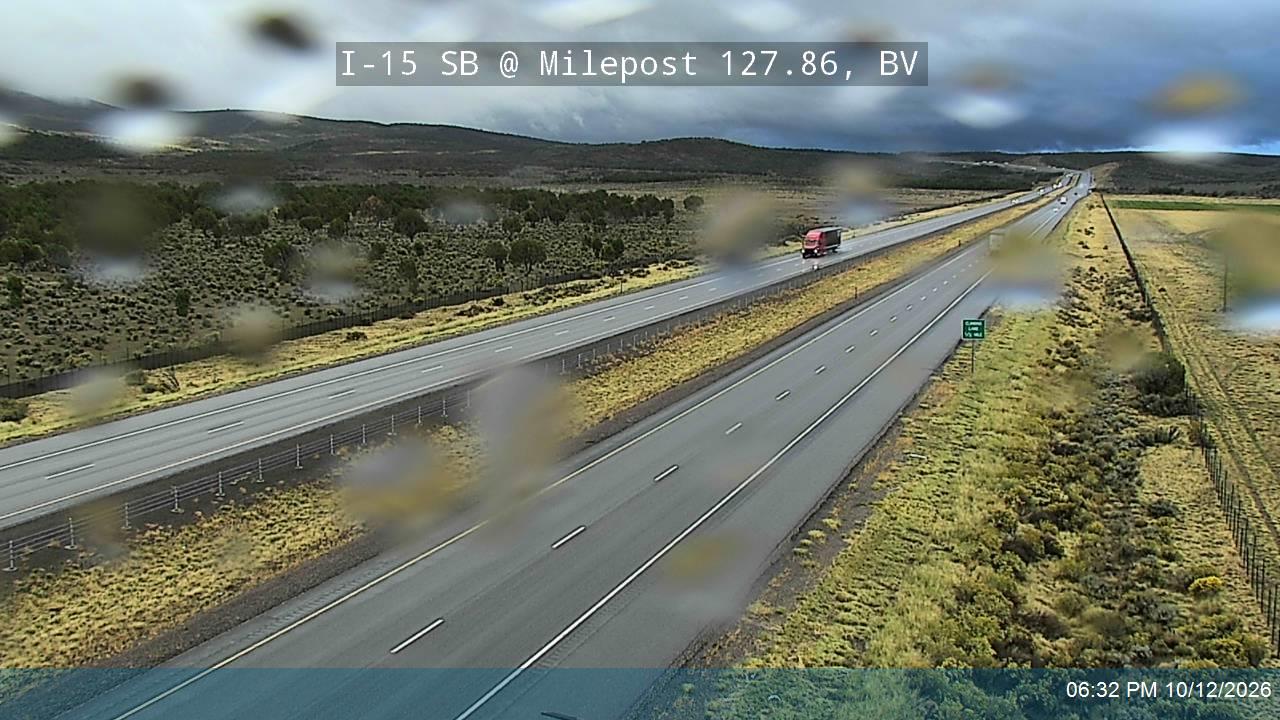I-15 SB @ Milepost 127.86, BV