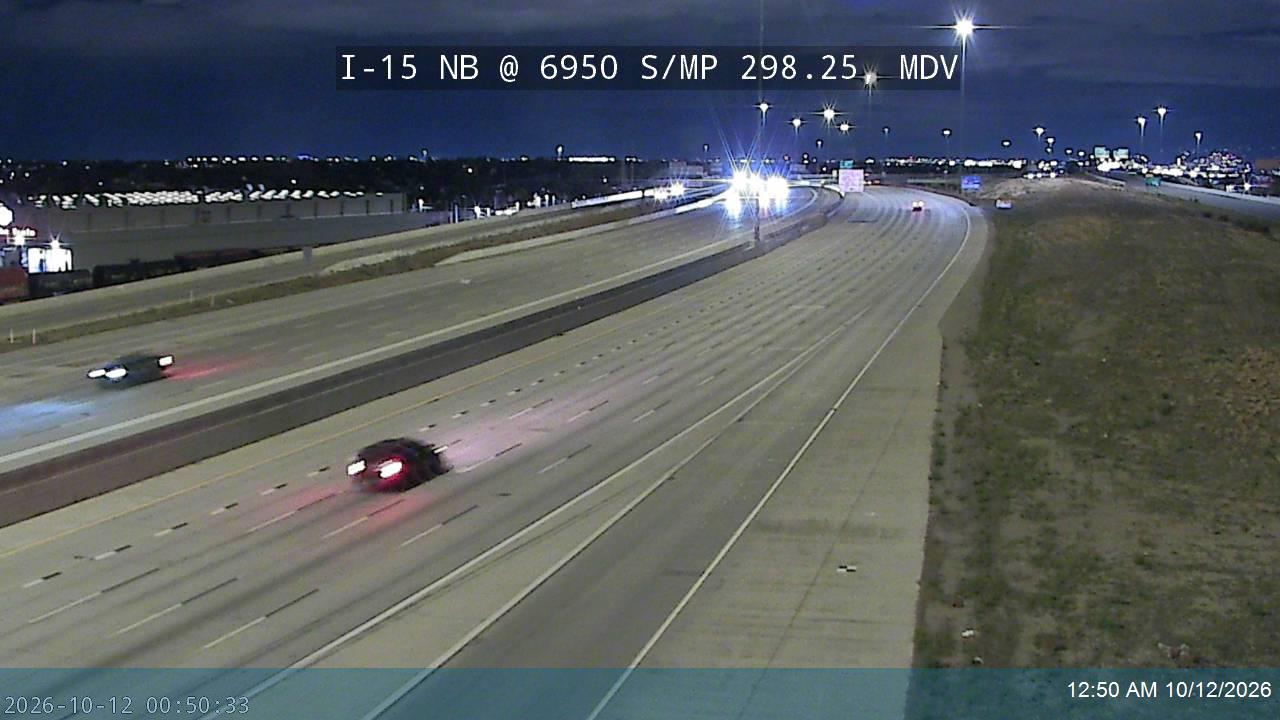 I-15 NB @ 6950 S / MP 298.25, MDV
