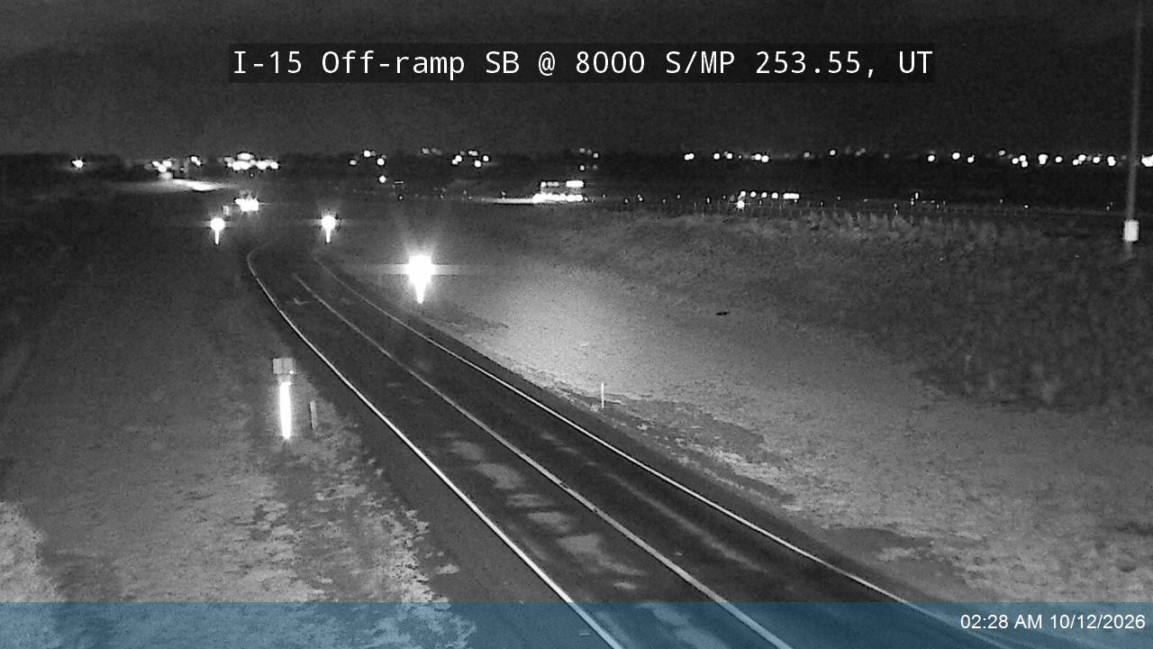 I-15 Off-ramp SB @ 8000 S / SR-164 / MP 253.55, UT