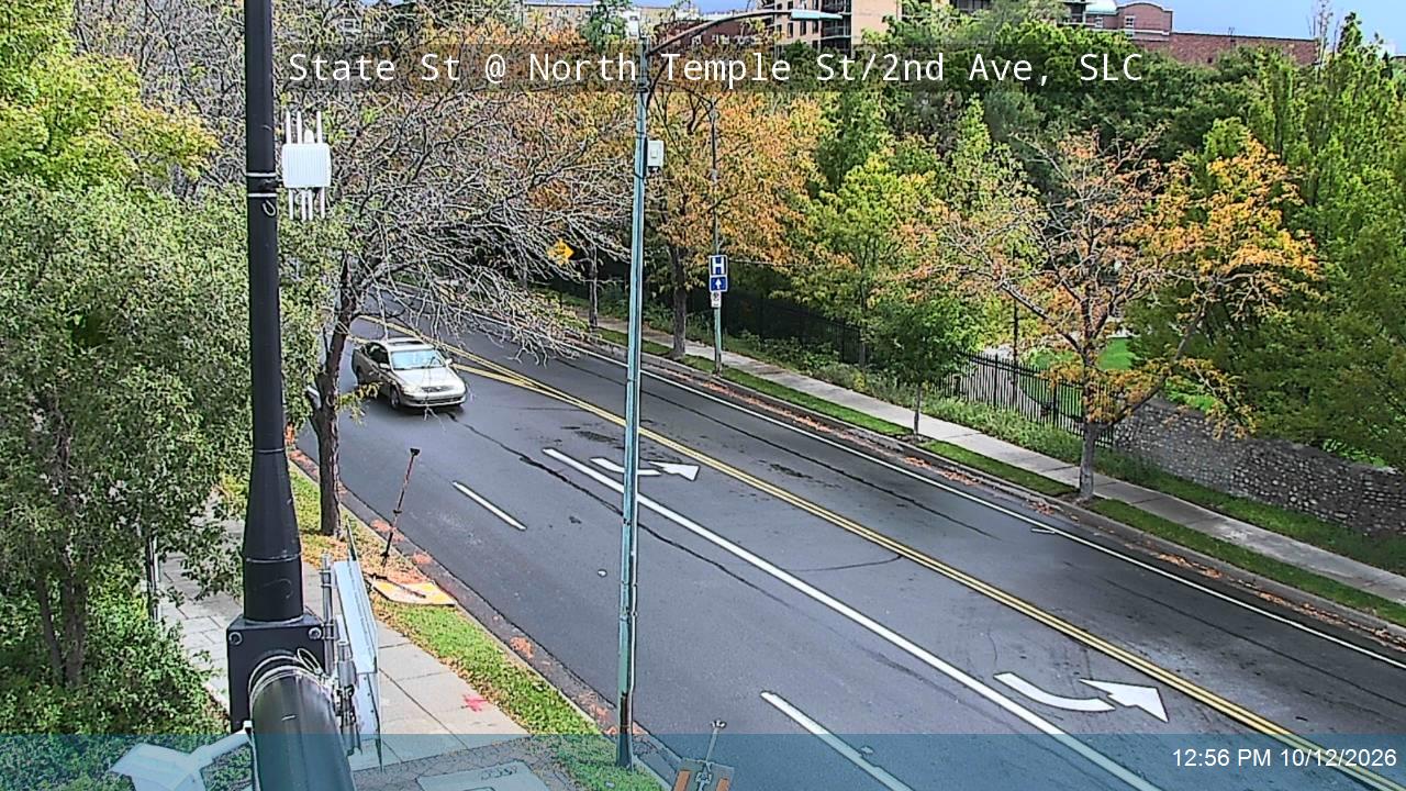 State St / SR-186 @ North Temple St / 2nd Ave, SLC