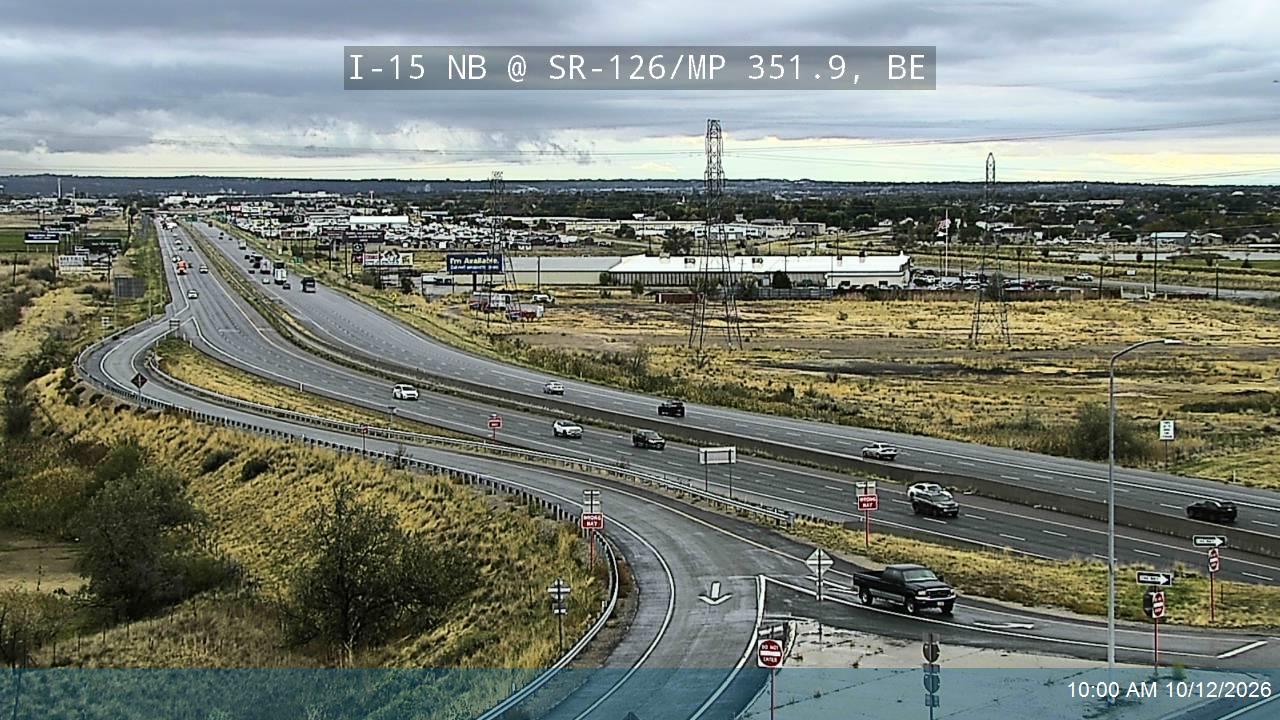 I-15 NB @ SR-126 / MP 351.9, BE