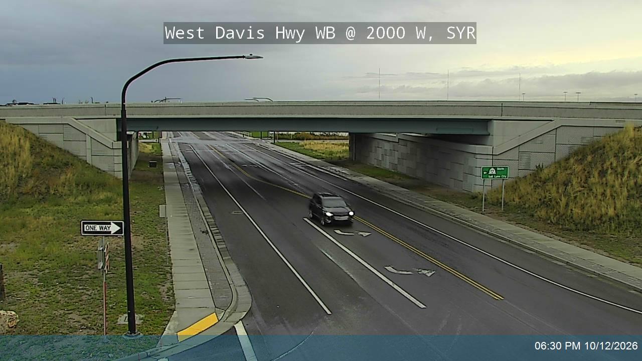 West Davis Hwy / SR-177 WB @ 2000 W / MP 12.11, SYR